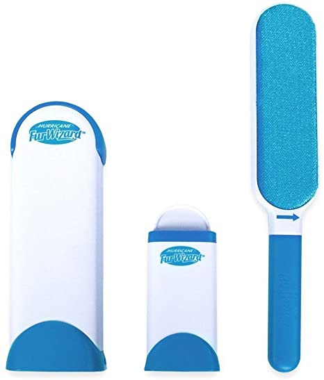 Reusable Pet Fur Remover With Self-Cleaning Base